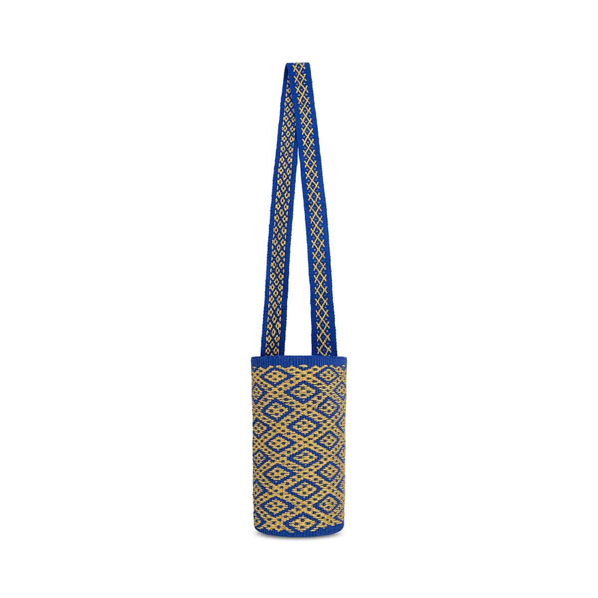 Artisan Loom Handwoven Bag Basket Blue