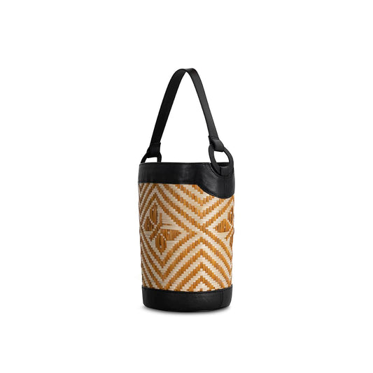 Eperara Handwoven Basket Purse Bag fish