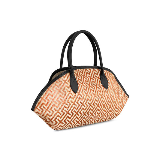 Eperara Handwoven Basket Purse Bag cooper large