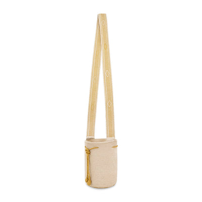 Wayuu Crossbody Bag Beige Small (2-Thread)