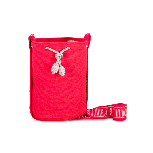 Wayuu Crossbody Bag Fuccia Small (2-Thread)