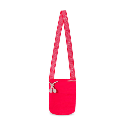 Wayuu Crossbody Bag Fuccia Small (2-Thread)