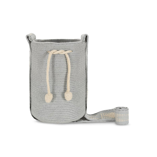 Wayuu Crossbody Bag Gray small (2-Thread)