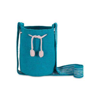 Wayuu Crossbody Bag Green Small (2-Thread)