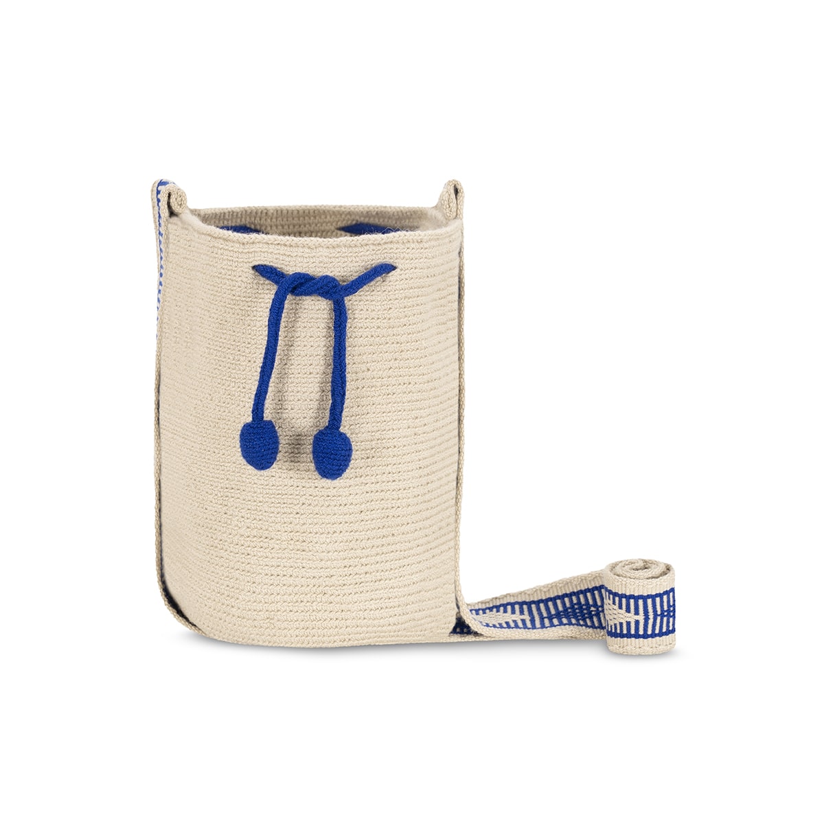 Wayuu Crossbody Bag White small (2-Thread)