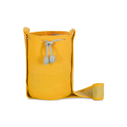 Wayuu Crossbody Bag Yellow small (2-Thread)