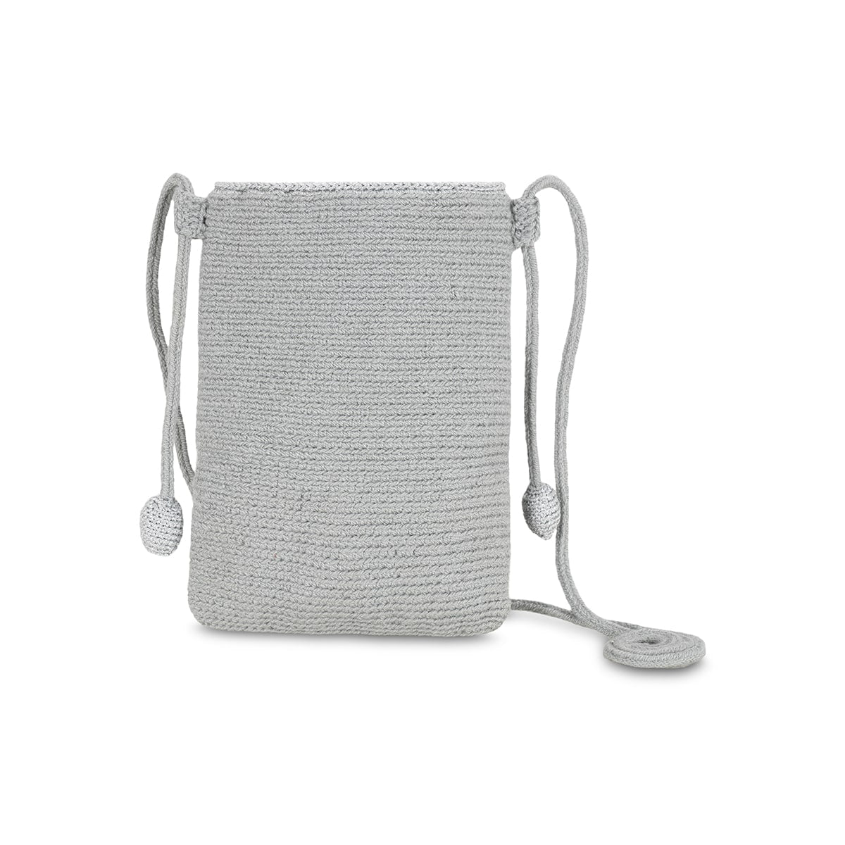 Wayuu Gray Phone Holder Bag